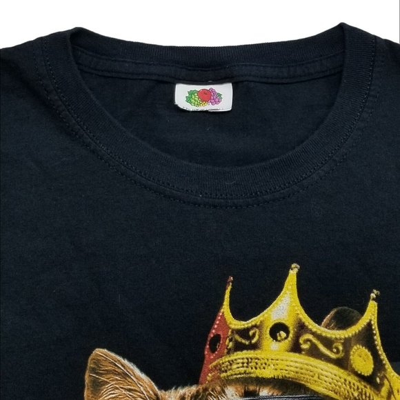 FRUIT OF THE LOOM Men Black BIG PAW PAW Gangsta Rap Hip Hop Big Poppa T-Shirt Sm - Picture 7 of 12